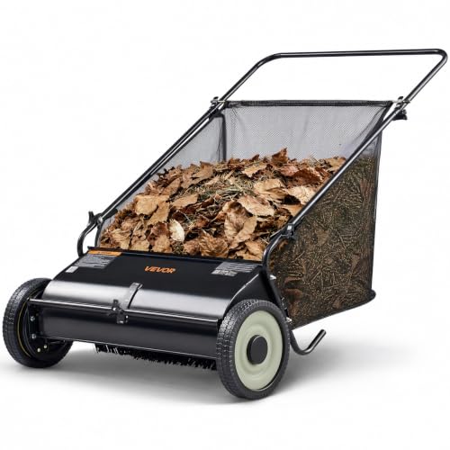 VEVOR 26-Inch Quad-Brush Lawn Sweeper