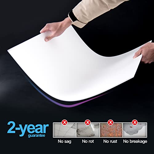 Image of Art3d 24-Pack Smooth Drop Ceiling Tiles, No Sag and Breakage, White