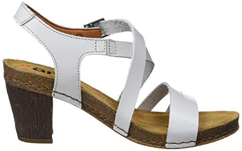 Art i Meet, Sandali Punta Aperta Donna, Bianco