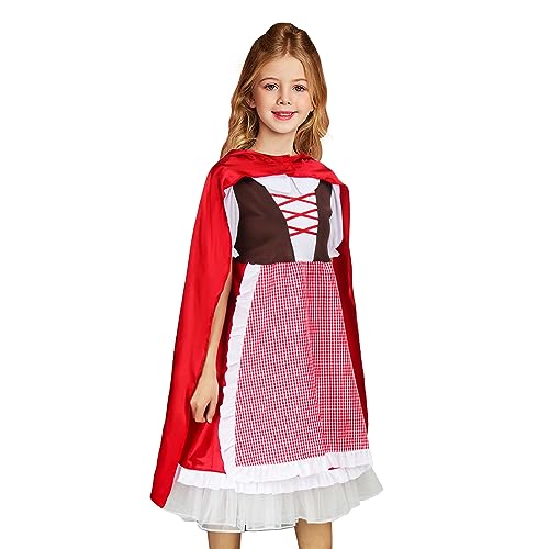 Disfraz Caperucita Roja para Niñas con Capa miniatura 3