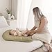 Termichy Baby Lounger Cover Muslin: Soft Cotton Slipcover for Snuggle Me Lounger - Removable & Machine Washable for Daily Use - Zipper-Free & Skin-Friendly for Newborn Girls and Boys