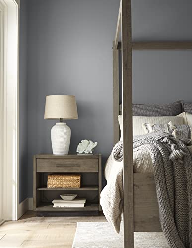 Kilz Tribute Paint & Primer, Interior, Color Sample, Motor Gray, 8 Ounces #TOP1