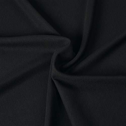 Blazer masculino P&L com ajuste clássico e elástico, jaqueta esportiva, Preto, 42 Tall
