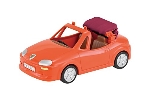 Sylvanian Families Voiture de Balade : cabriolet rouge miniature pour figurines