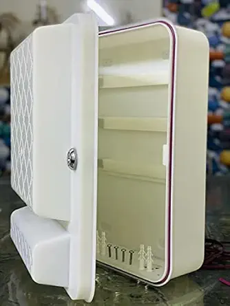 Thrifty Tech Rack Box Junction Box CCTV Rack for DVR ABS Fibre Plastic PVC Box 13x11x5 inch for Small DVR, NVR, POE SWITCHES of Dahua Hikvision CP Plus (Regular Series)