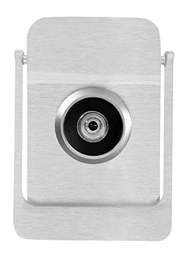 Rockwood 085876 614V.26D Door Knocker with Viewer, Satin Chrome Finish