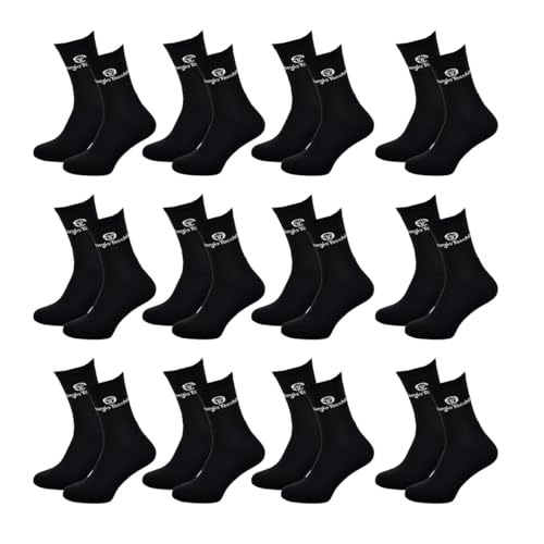 OZABI Chaussettes SPORT SERGIO TACCHINI - Pack de 12 Paires - 0732X12 NOIR - 43/46