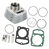 Silscvtt Piston Cylinder Gasket Engine Top End Kits Set Replacement for Honda CB125S CL125S SL125 XL125