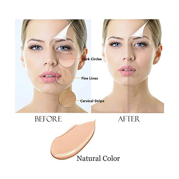 Air-Cushion-CC-Cream-BB-Cream-Mushroom-Head-Face-Moisturizing-Foundation-Matte-Long-Lasting-Concealer-Oil-Control-Easy-to-Apply-Natural-Color CC Cream Foundation,Mushroom Head Air Cushion CC Cream,Concealer Moisturizing BB Cream Foundation,Matte Long Lasting Concealer Nude Face Makeup Cushion Foundation Cosmetic (Natural)