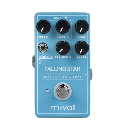 Delay Guitar Effect Pedal - Movall MP104 Falling Star Modulated Delay