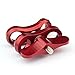 BGNing 1inch Diving Lights Ball Butterfly Clip Underwater Tripod Clamp 2 Mount Hole Clamp Adapter for Underwater Diving Light Arm System (Red)