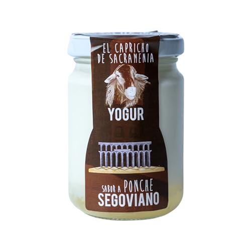 El Capricho de Sacramenia | Pack Ponche segoviano | 20 Yogures Artesanos Leche Oveja y preparado natural | Cremoso, Natural Saludable | Preparados Gourmet | Sin Gluten | Sabor Único y Original