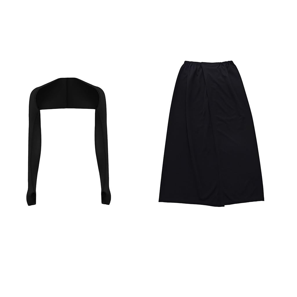 Châle refroidissement bras et jupe mi-longue pour stopper la transpiration sous le soleil