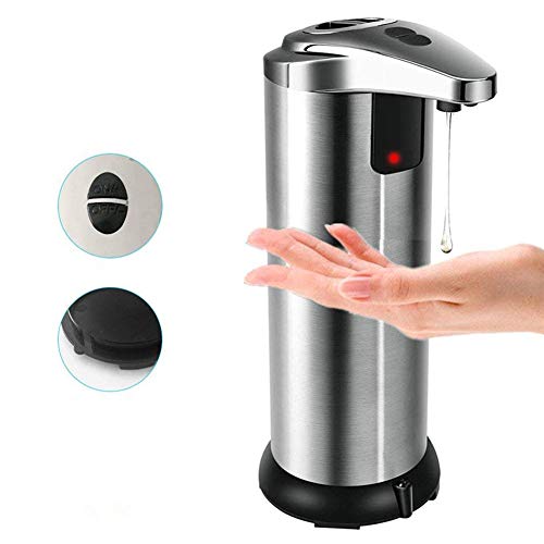 Preisvergleich Produktbild RHSML 250 Ml Flüssigseifenspender, Berührungsloser Intelligenter Sensor Elektronische Automatische Seifen Desinfektionsflasche Für Die Badküche, Simple Human