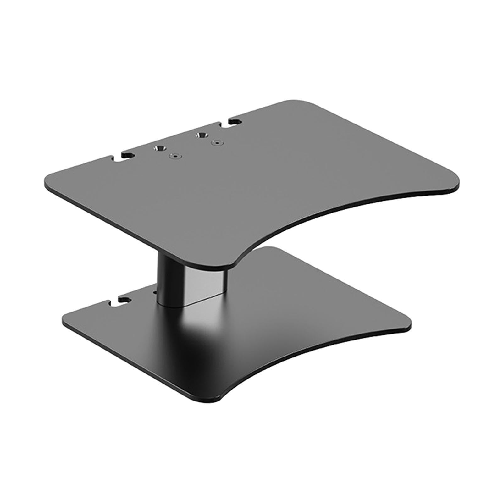 Supporto versatile per computer che supporta dispositivi, sollevando gli schermi e organizzando gli spazi di lavoro con un supporto da scrivania