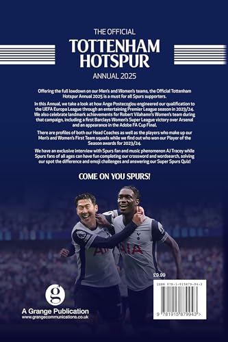 Official Tottenham Hotspur FC Annual 2025