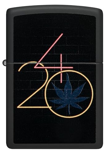 Mechero Zippo 420 Black Matte original a prueba de viento recargable 3