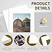 Mat Board Center, Pack of 5 Bevel Cut 11x14 White Mat for 8x10 Photo with White Core Matte Set, Includes 5 Acid Free Mats, 5 Backing Board and 5 Clear Bags