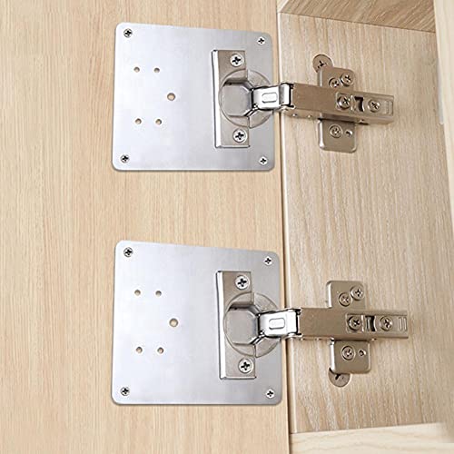 Comparison: Best Wood For Cabinet Doors 6 WANLIN Cabinet Door Hinge Repair Kit, Includes Fixing Screws, for Wood, Furniture, Shelves, Cabinet (2pcs)
