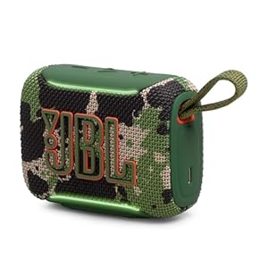 JBL GO 5 Altavoz Bluetooth ultraportátil con Sonido Big JBL Pro y Graves Fuertes, emparejamiento AirTouch, diseño Impermeable y Tiempo de reproducción de 10 Horas, Squad