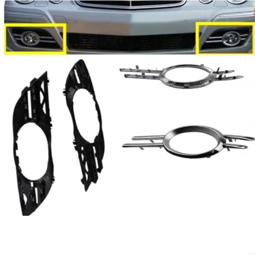 Cubierta de faro antiniebla Benz E320 E350 E550 E63 AMG 2007 2008 2009 marco rejilla original OEM 4