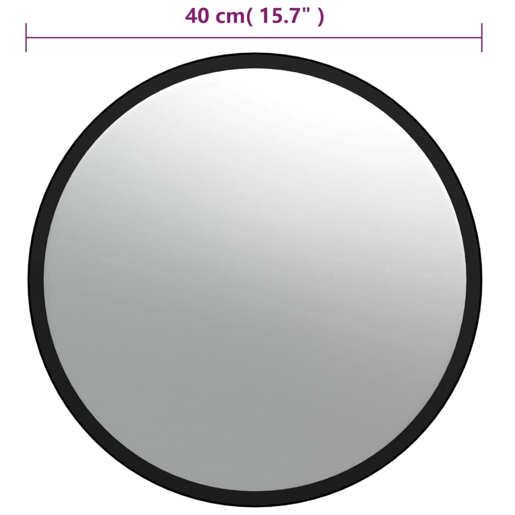 Espejo de tráfico convexo de 40 cm para interiores, acrílico, irrompible, con soporte de montaje para almacén, garaje, estacionamiento, fábrica y zonas de visión seguras