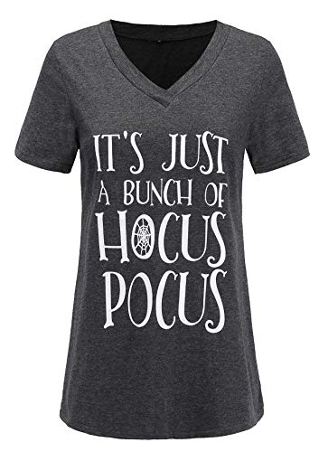 Bfy women's plus size letter print it's just a bunch of hocus poc…