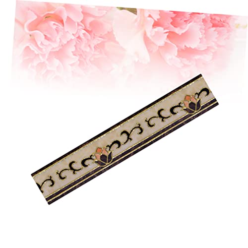 Housoutil 3 Pçs Adesivos De Flores Adesivos De Parede De Flores Linha De Cintura Adesivo De Parede P
