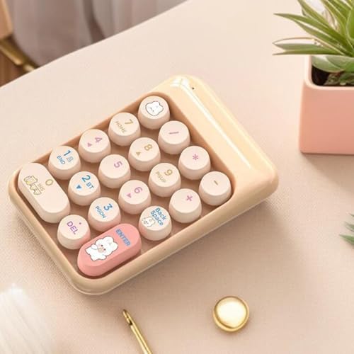 Pavé Numérique Sans Fil 2.4G mini clavier externe 18 touches pour ordinateur