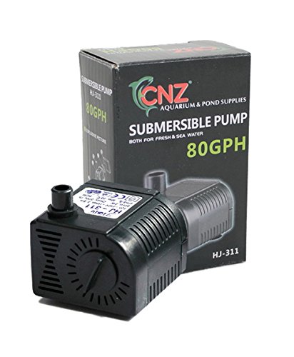 Image of CNZ Aquarium Submerisble Hydroponics Pump (HJ-311 /80 GPH)