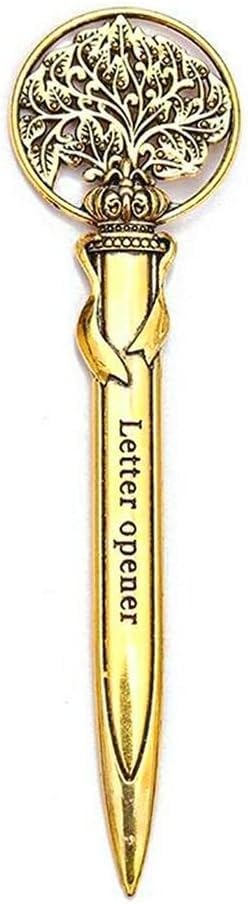 Letter Opener Retro Envelope Cutter Metal Lightweight Hand Mail Slitter Paper Cut Tool Portable Letter Opening Cutter,Open Envelopes with Ease Office