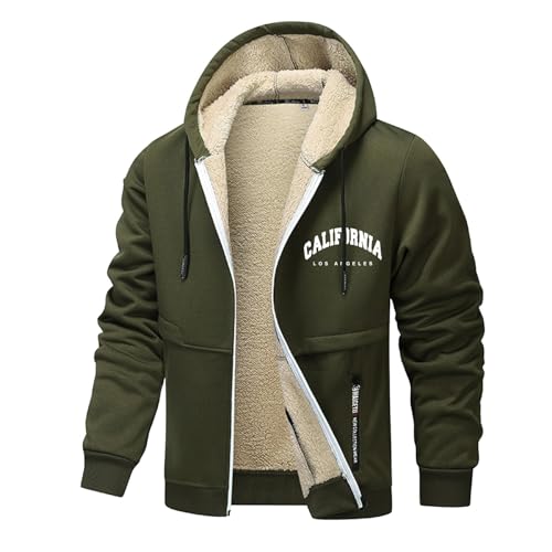 Veste Aviateur Homme Doublée Polaire - Blouson Chaud et Parka d'Hiver
