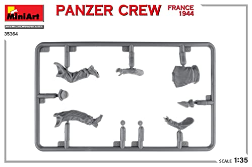 Miniart 1:35 - Panzer Crew, France 1944, Geformte Farbe - Image 2