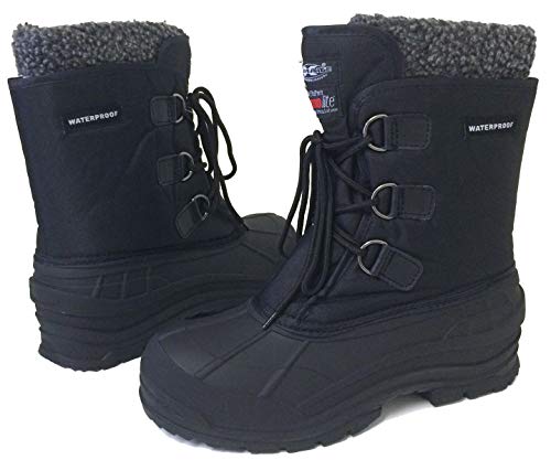 Men's Winter Boots Cold Weather Water Repellent Thermolite Insulated Warm Snow Shoes2