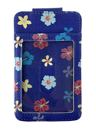 Image of Disney Card Holder Women Slim Compact Wallet Small (Stitch Blue)