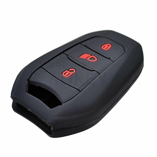 FURREN Silicone Car Key Case for Peugeot 208 308 508 for Citroen C4 DS3 DS5 DS6 Cover Keyless Remote Fob Shell Jacket Sleeve Protector