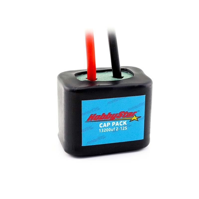 HobbyStar Capacitor Pack 13200UF, 2-12S, Voltage Buffer for RC Car