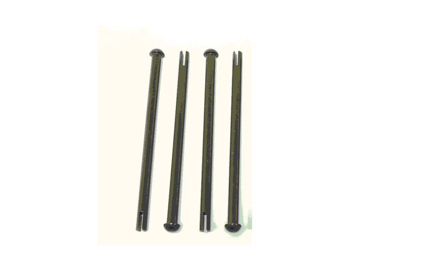 AllMakes4x4 Bulkhead Vent Hinge Pins Repair Kit x4 334121 Fits Land Rover Series 2A/3 & Defender