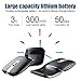 NORMIA RITA Foldable Arc Wireless Mouse Silent Click Bluetooth 5.0 and 2.4GHz Dual Modes Portable Curved Mouse for Home, Office, Travel