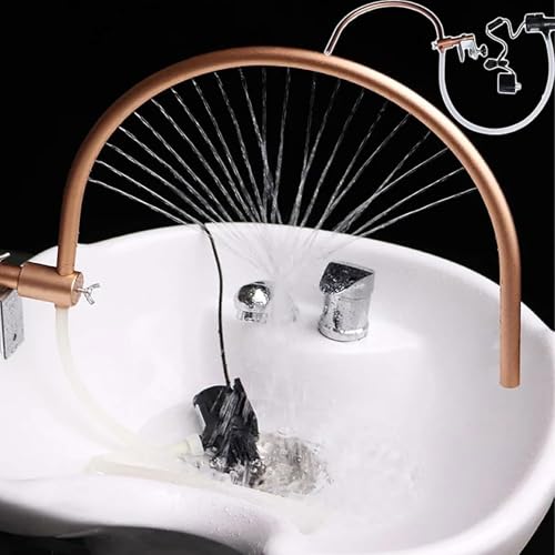 Cascade de spa de tête et cadre de circulation d'eau pour lit de shampoing ajustable - 2