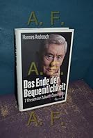 Das Ende der Bequemlichkeit: 7 Thesen zur Zukunft Österreichs 3850337537 Book Cover