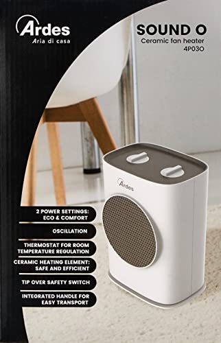 Radiateur céramique portable ARDES 1500W pour chauffer une table