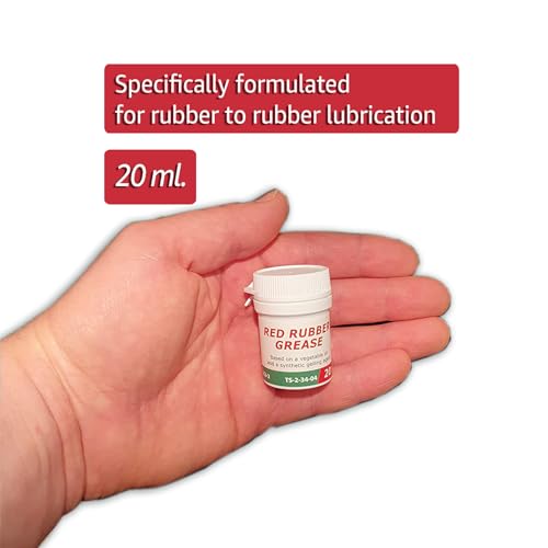 Rot Gummi Fett für Bremssattel Kolben Replica Dichtungen und Stiefel Fluid Rebuild Superb 20 ml