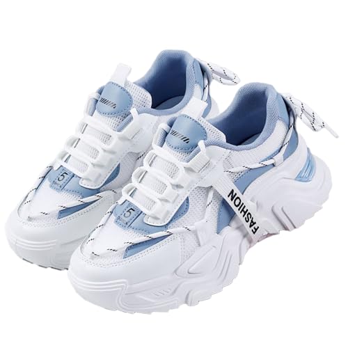 Women's Breathable Mesh Sneakers Platform Sole Lightweight Walking Shoes Decorative Bow for Casual Outfit Street Wear