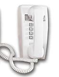 Cortelco ITT-2554VWH Single-Line Wall Phone (White)