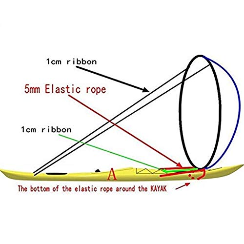 Japanamstore 42" Durable Downwind Wind Sail Sup Paddle Board Instant Popup Kayak Boat Sailboat Canoe Foldable Style For Kayaks, Canoes, Inflatable Boats, Paddle Board (Orange) #TOP5