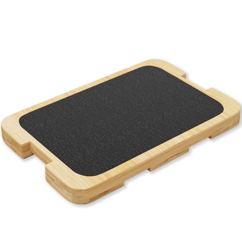 Resistance Band Foot Plate - Wood Fitness Board for Resistance Ba...