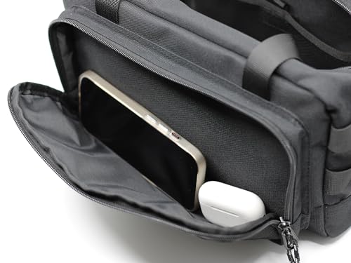 Coreflex 12-Inch Heavy Duty Tool Bag, Tactical Bag, Gear Bag, Range Bag, EDC Bag, Tool Bag for cars, Multi-Purpose Work Bag for Mechanics, Electrician, Carpenters, Builders, Plumbers,Black