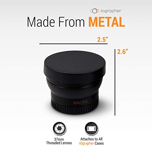 image for iOgrapher Wide Angle Lens and Camera Lens Clip Bundle - Phone Accessor