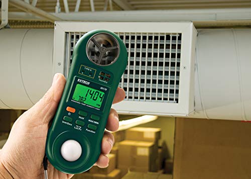 Extech 45170 Four in One Environmental Meter (Hygro-Thermo-Anemometer-Light)